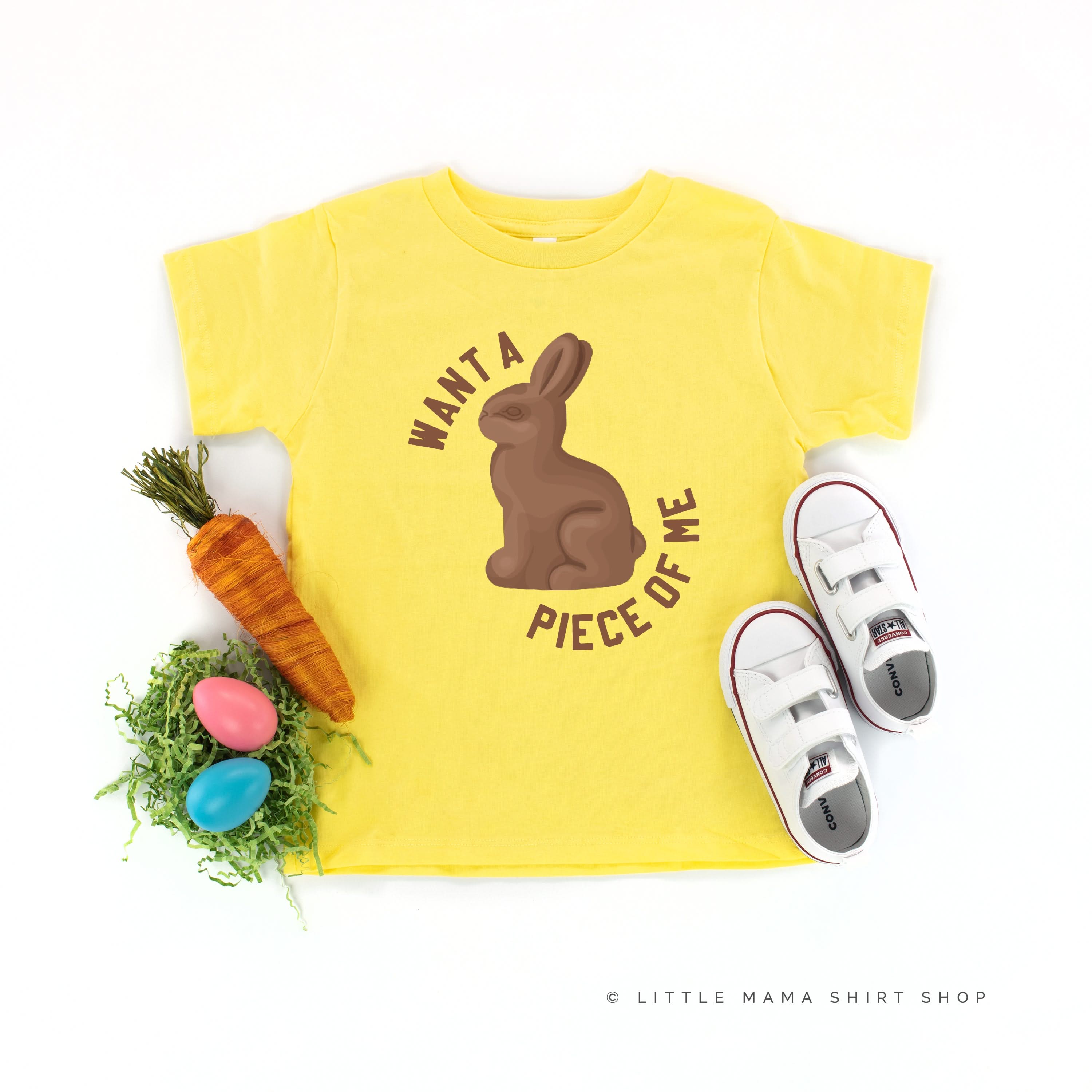 Want A Piece Of Me - Child Tee Little Mama Shirt Shop