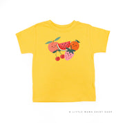 Group of Smiley Fruit - Short Sleeve Child Tee Little Mama Shirt Shop