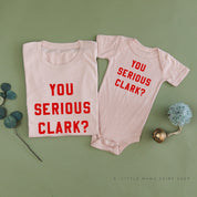 You Serious Clark? - Set of 2 Unisex Tees Little Mama Shirt Shop