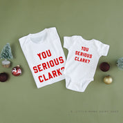 You Serious Clark? - Set of 2 Unisex Tees Little Mama Shirt Shop