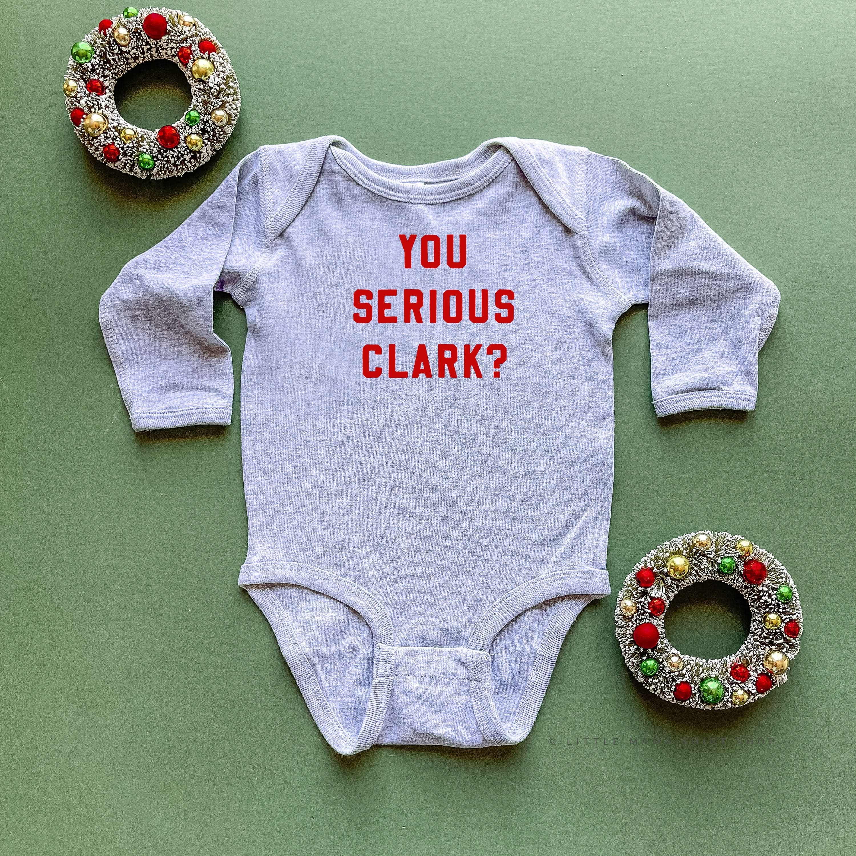 You Serious Clark? - Child LONG SLEEVE Tee Little Mama Shirt Shop